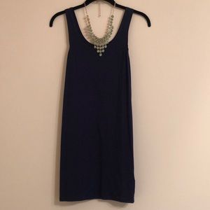 Plain navy cotton  dress perfect for summer !